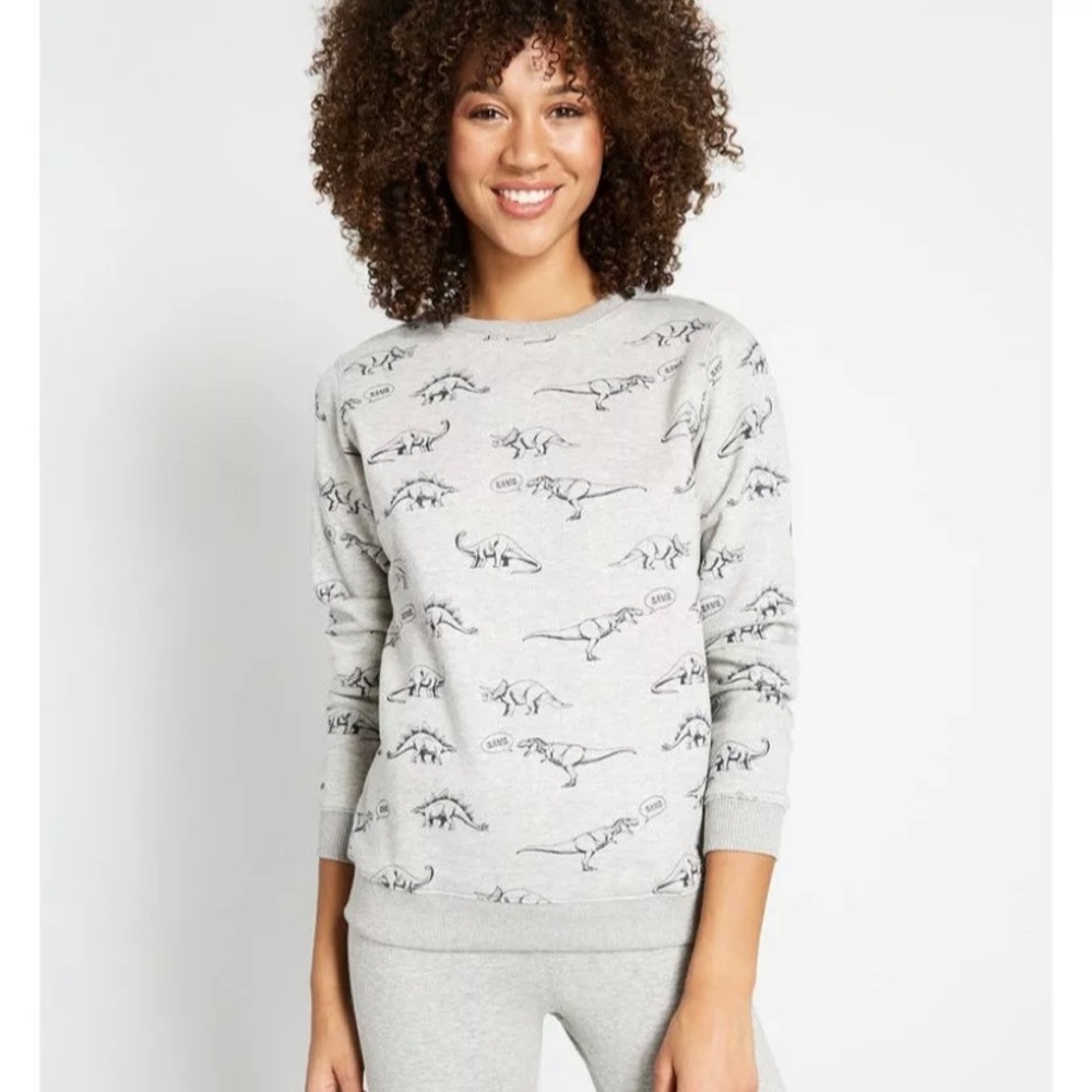 NWOT Modcloth Sugarhill Brighton Dino Sweatshirt!